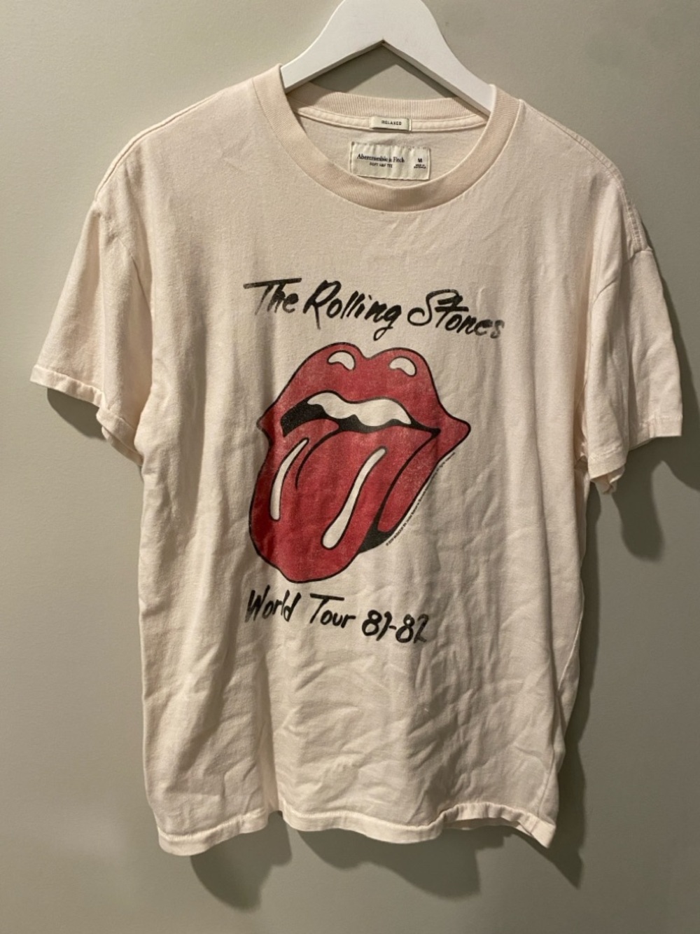 Abercrombie & Fitch Rolling Stones Graphic Tee - Size Medium